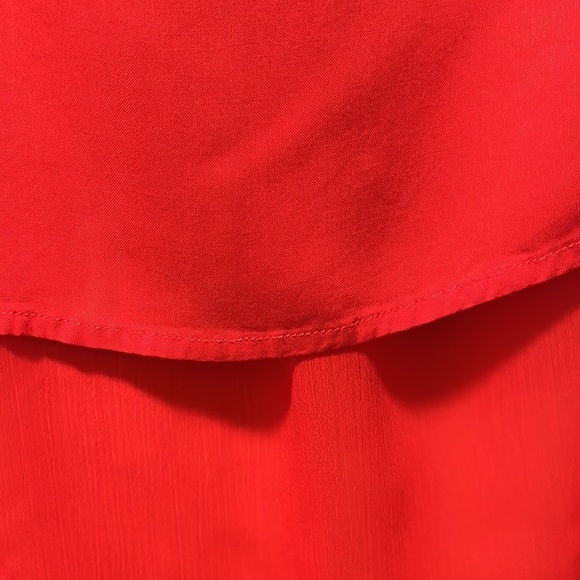 Xhilaration hi low pink flowy tank top Size medium - Picture 6 of 11